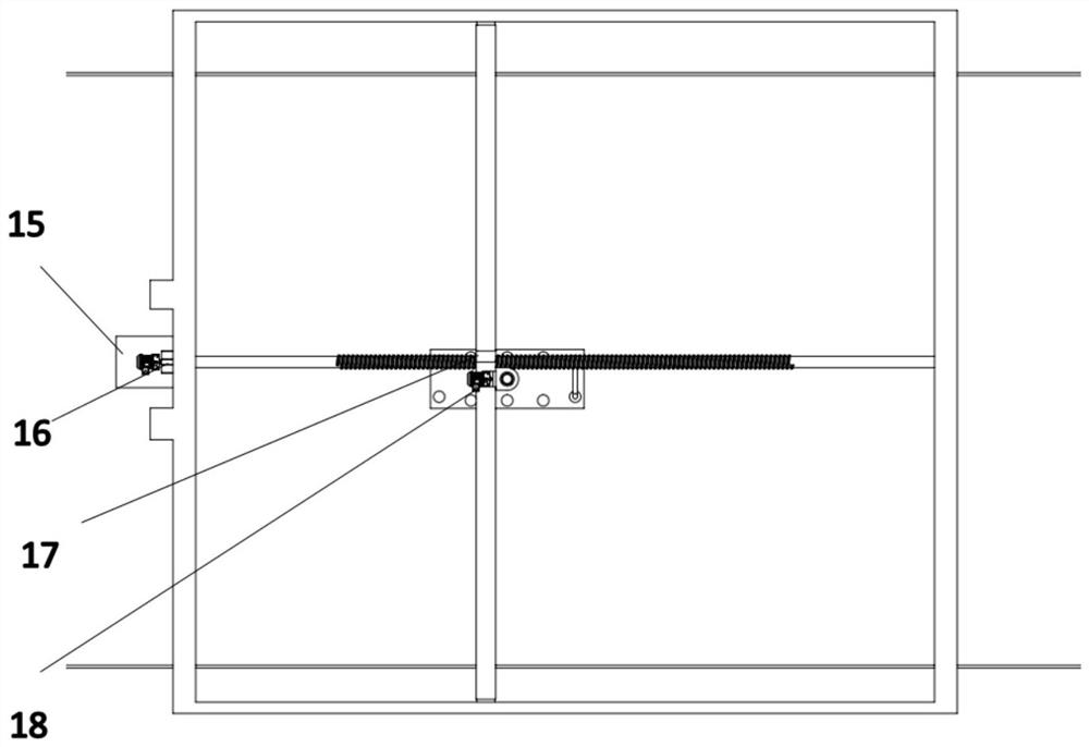 Large-scale structure hydrodynamic coefficient measuring device and method