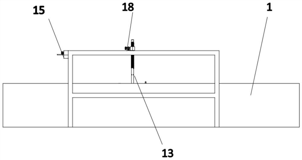 Large-scale structure hydrodynamic coefficient measuring device and method