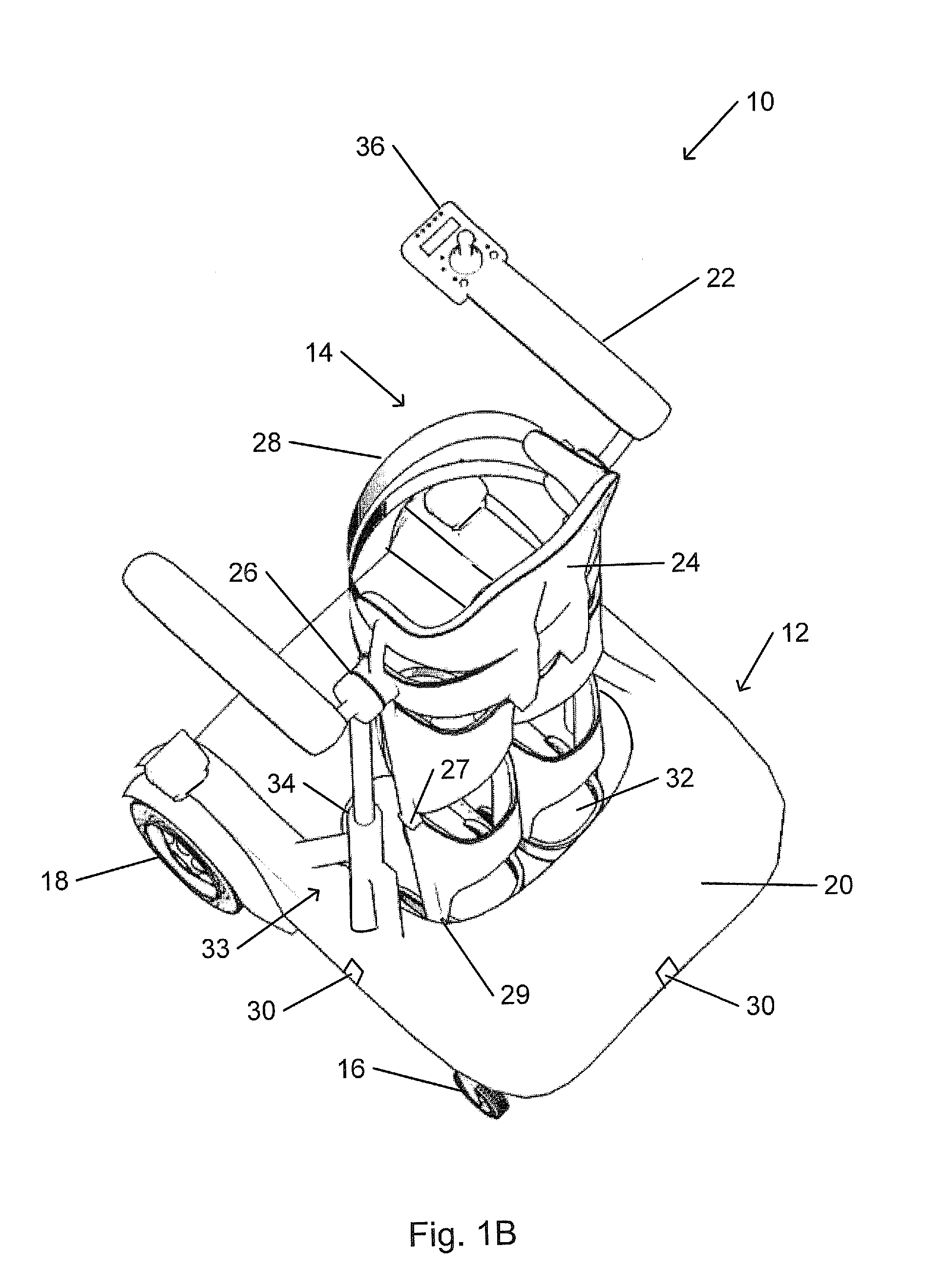 Standing wheelchair