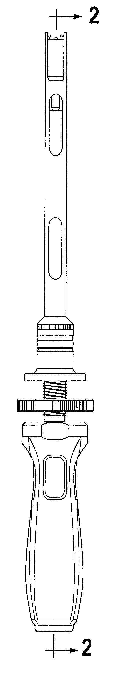 Quick release spinal implant insertion device