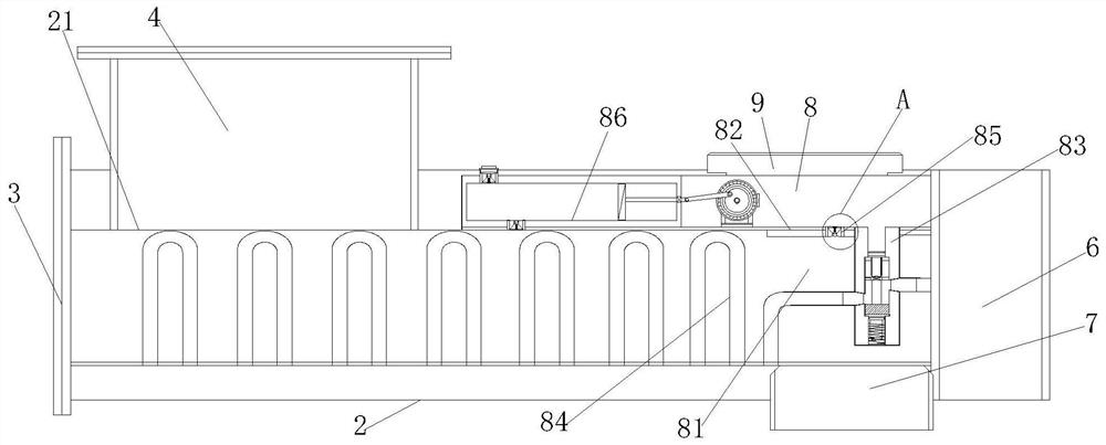 Extruder waste heat recycling device based on energy-saving technology