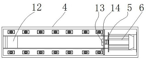 Visual detection device with auxiliary sorting structure for industrial detection