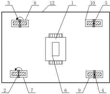 Wheeled vehicle self-adaptive load-bearing and driving device and control method thereof