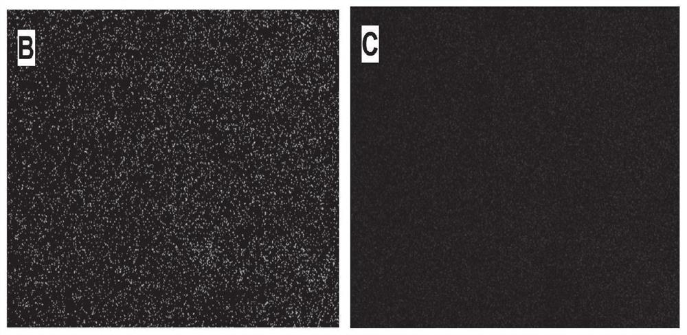 Layered high-entropy double-boron carbide ceramic powder and preparation method thereof