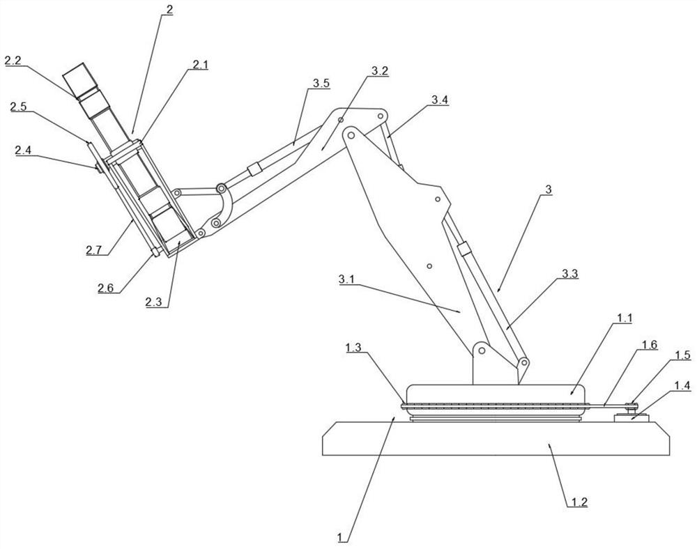 Waste gas emission wind power generation device