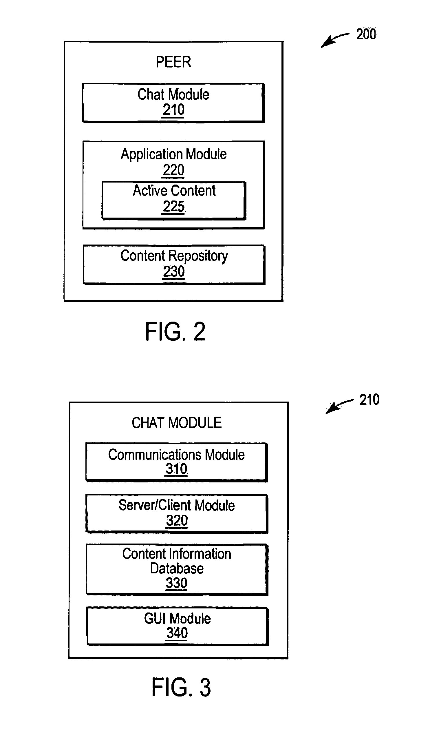 Peer-to-peer active content sharing