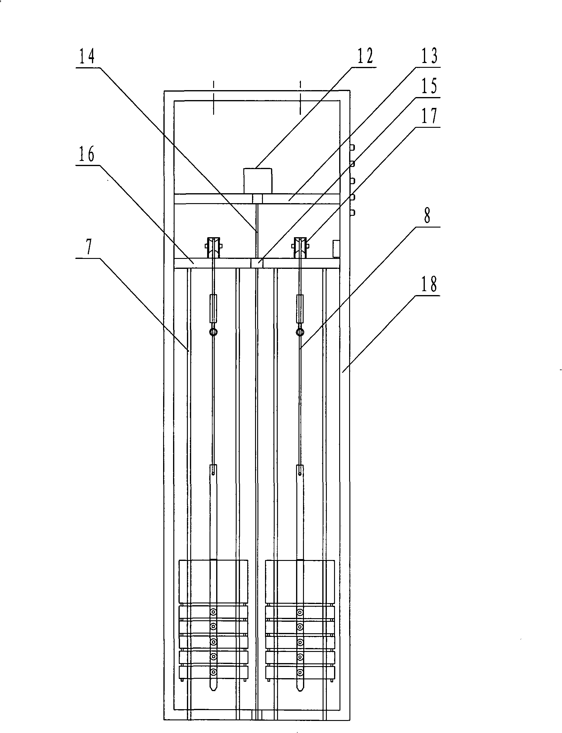 Suspending type spine correction instrument