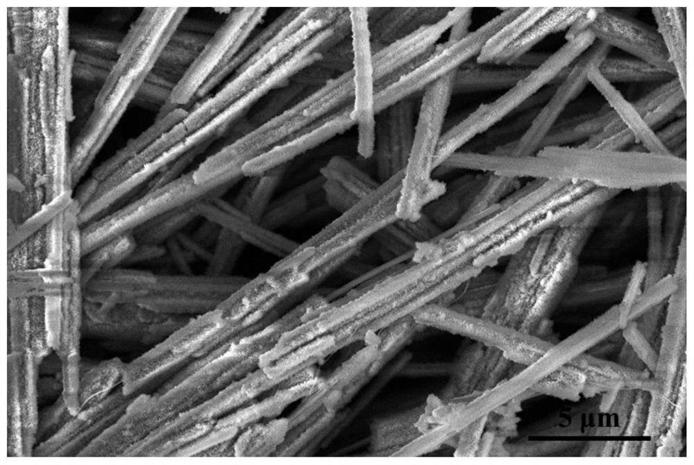 A linear hierarchical structure lithium titanate material and its preparation and application