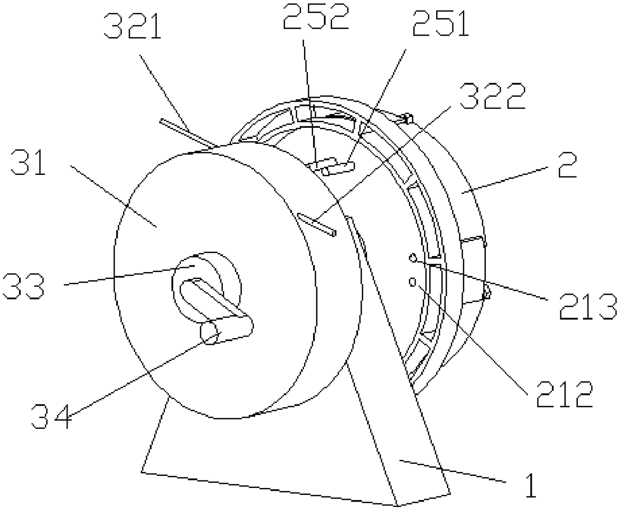 Novel rotatable alga culture device