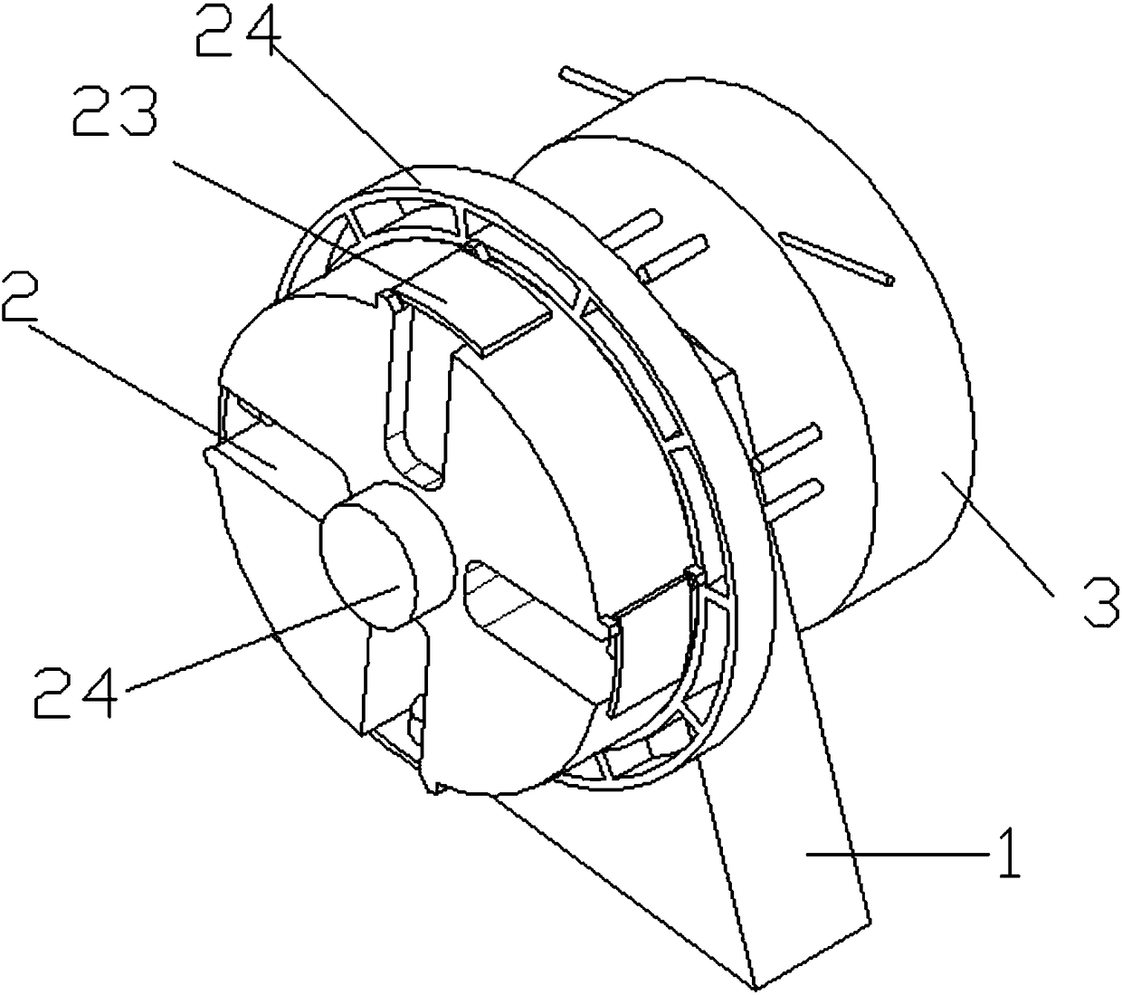 Novel rotatable alga culture device