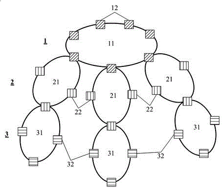 Optimized power-distribution communication network system for electric-power information communication