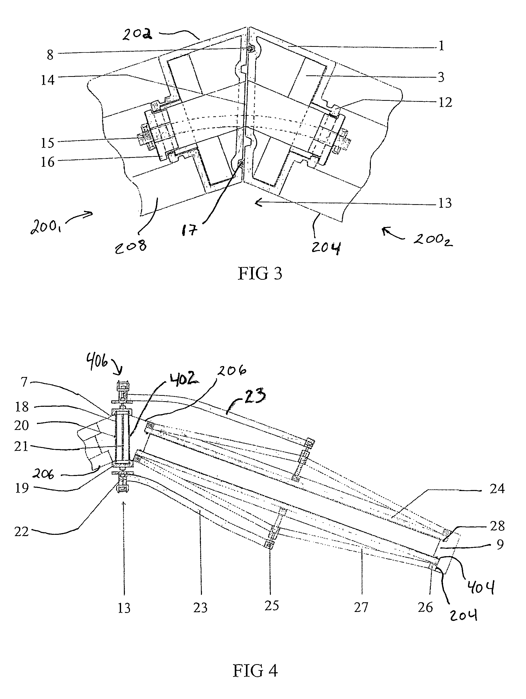 Method for producing triangular elements designed for the manufacture of structures and resulting triangular elements