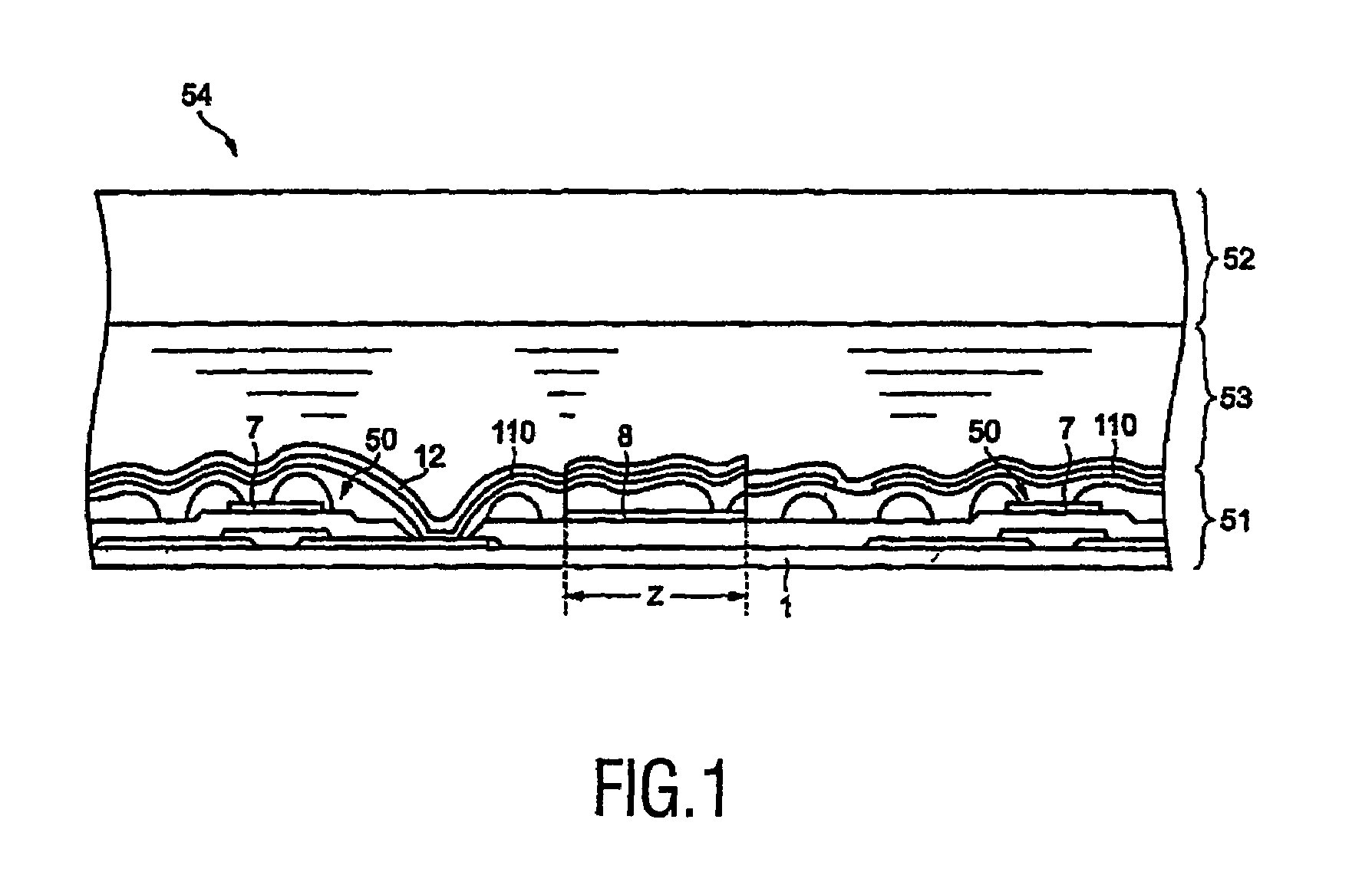 Diffuse reflector for a liquid crystal display device