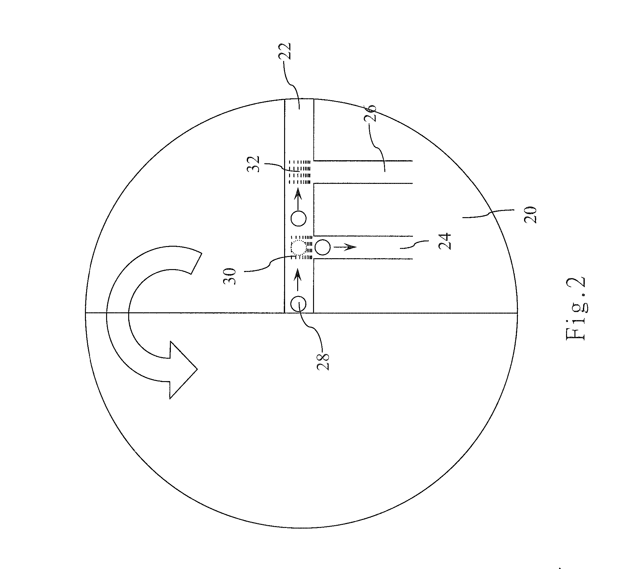 Microfluidic separating and transporting device