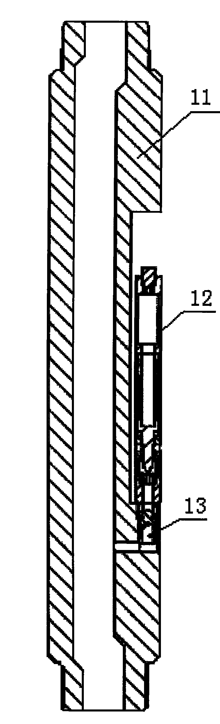 Hydraulic jet perforation, fracturing and gas lift liquid drainage integrated technical pipe column