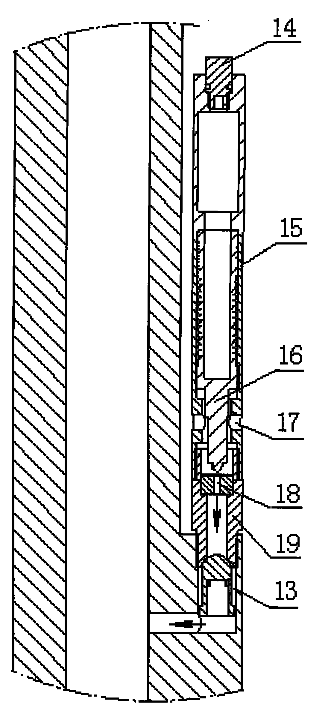 Hydraulic jet perforation, fracturing and gas lift liquid drainage integrated technical pipe column