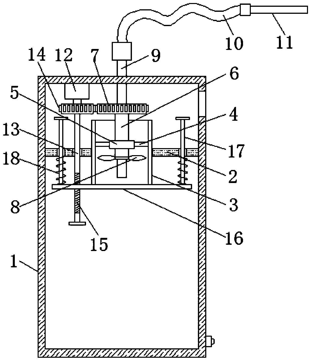 Effusion extraction device for department of endocrinology