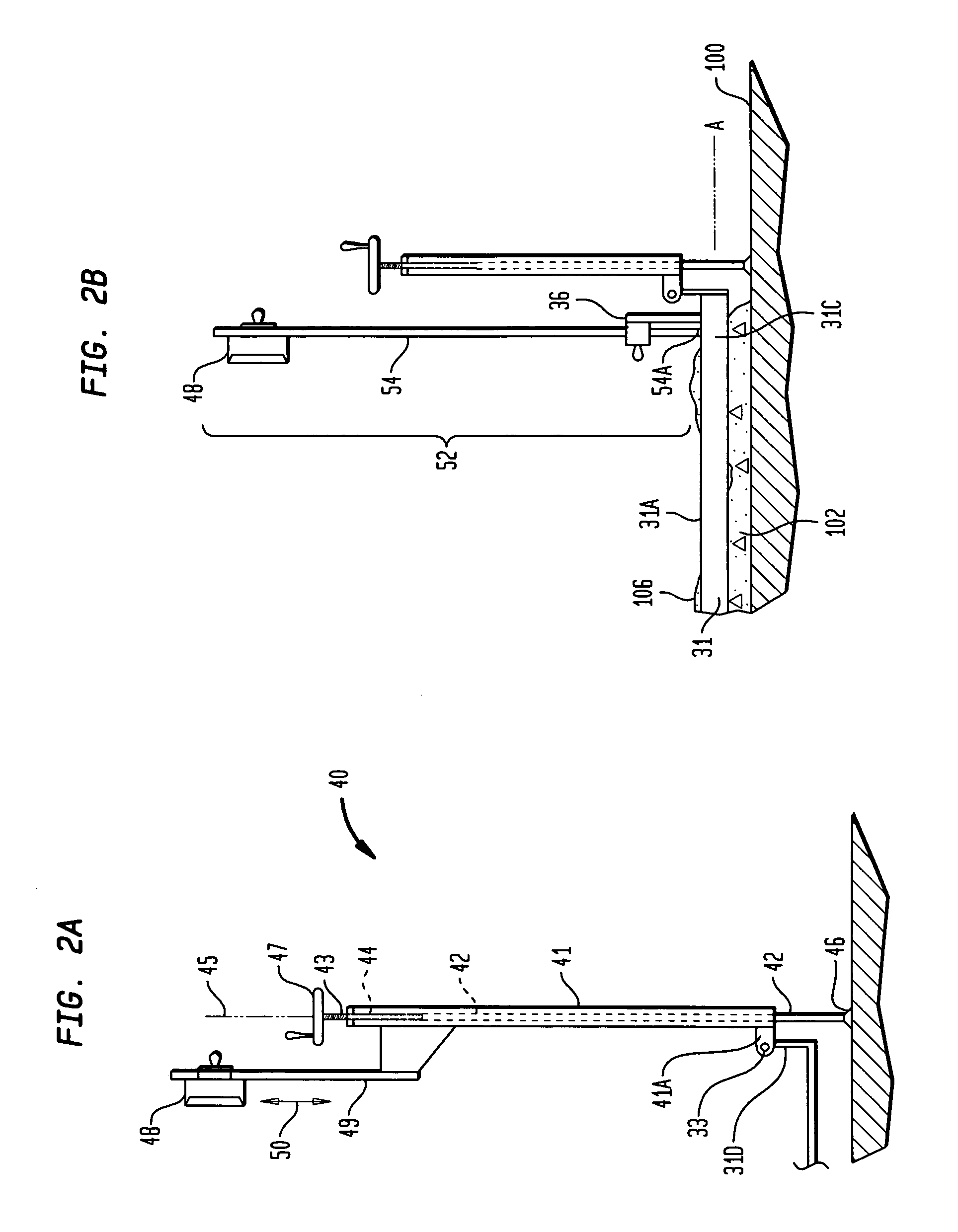 Portable form and method for using same for concrete strike-off