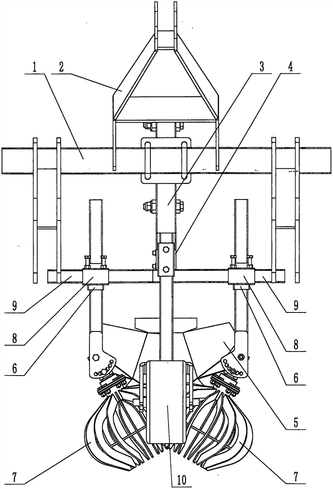 Universal inter-row weeding single body for ridge planting and flat planting