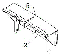 An installation structure and method for accurate positioning of buried waterstops in lining of tunnel arch walls