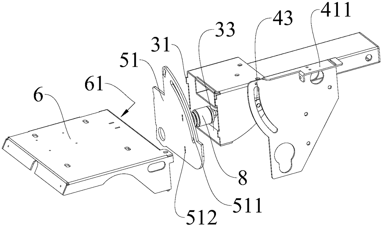 Steering connection device for cutting machine