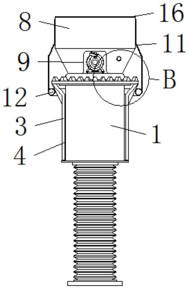 Seamless welding lawn lamp