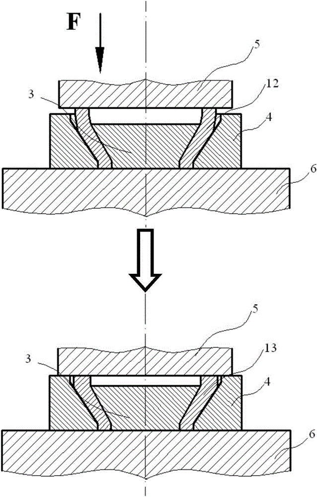 Preparation method of gcr15 bearing steel large ring blank with special-shaped section