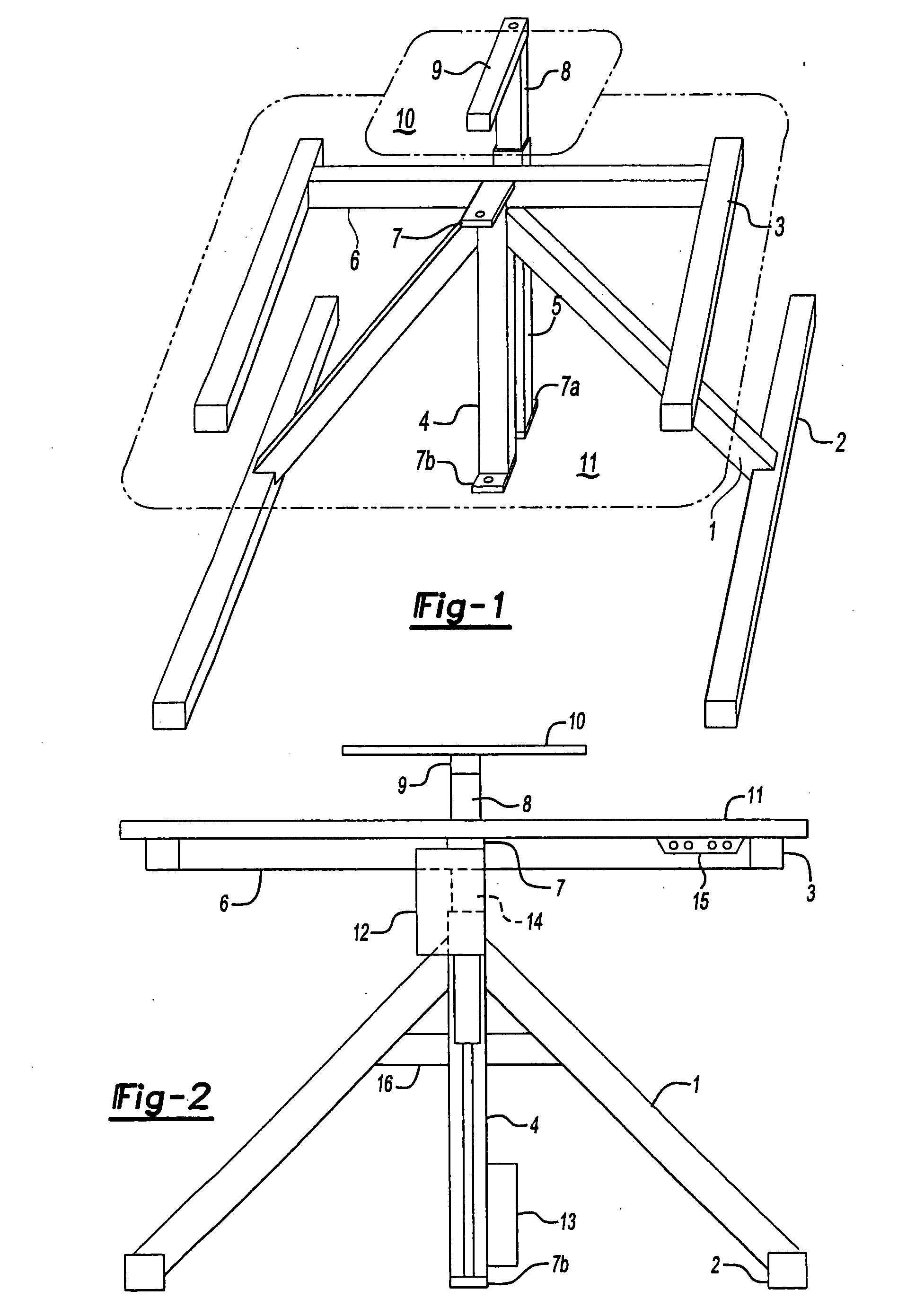 Motorized adjustable workstation