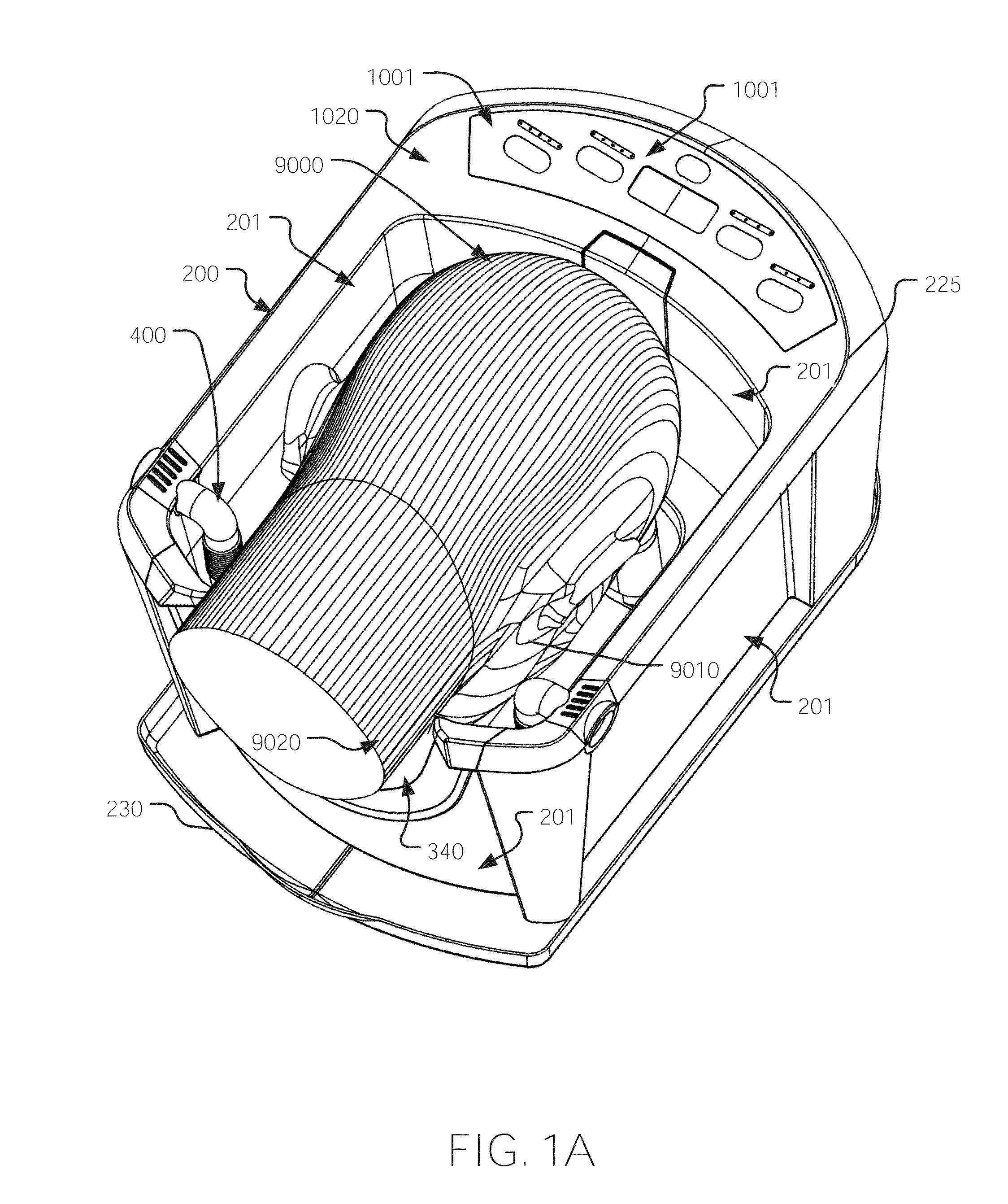 Face soaking device