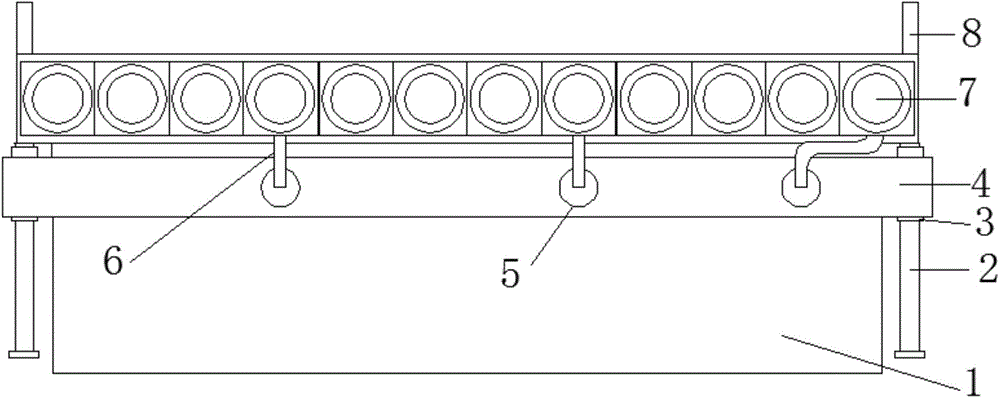 Sampling device and method for material flows of each outlet of multistage centrifugal extractor