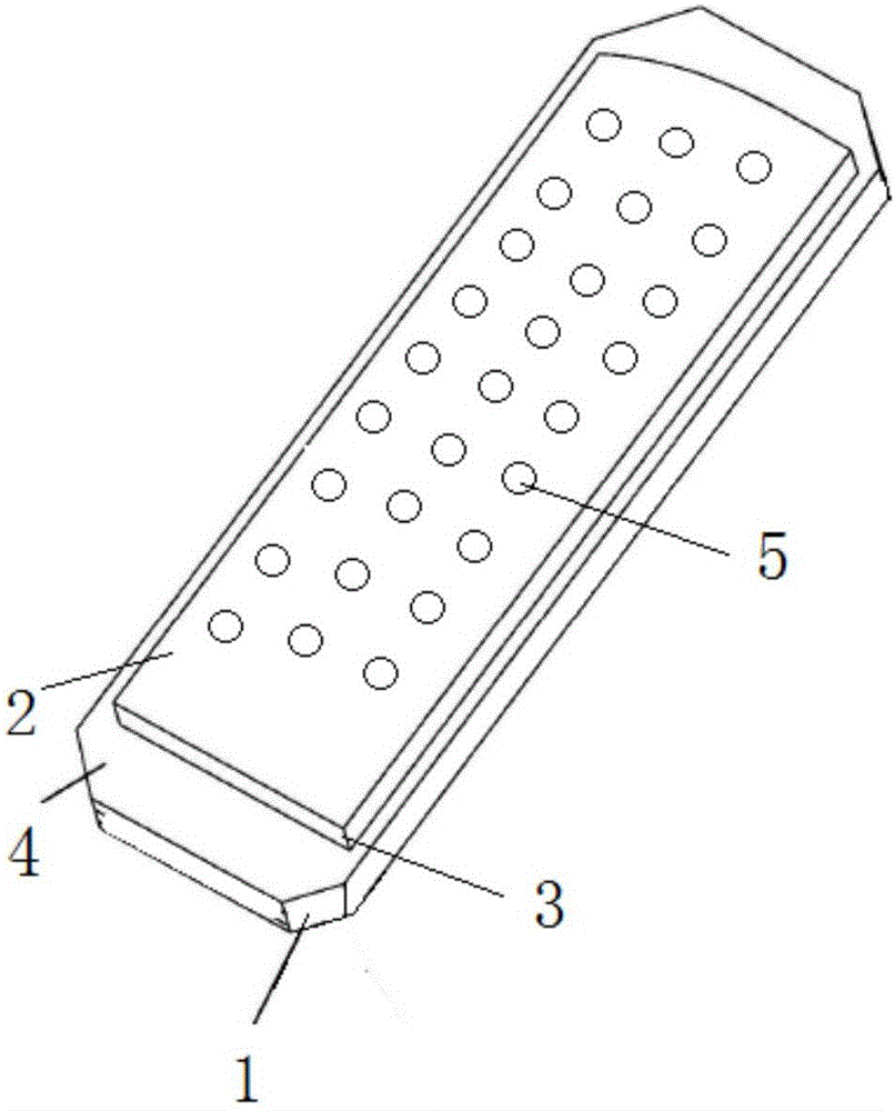 Eschar grinding surgical instrument capable of sensing and displaying application force in real time