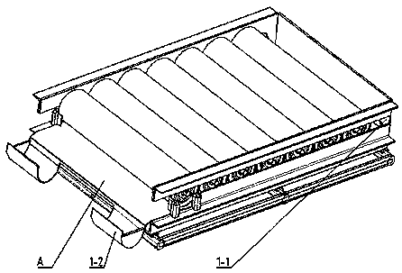 A roller supply recovery equipment