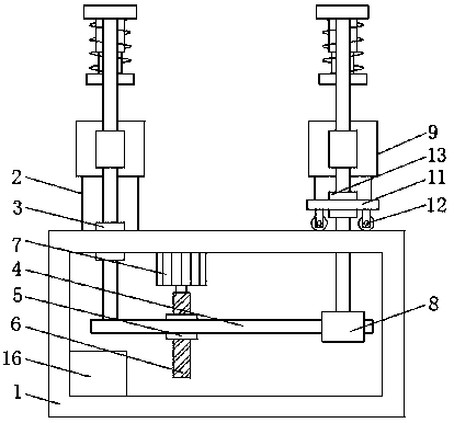 Flexible shaft selling display device with tensioning function