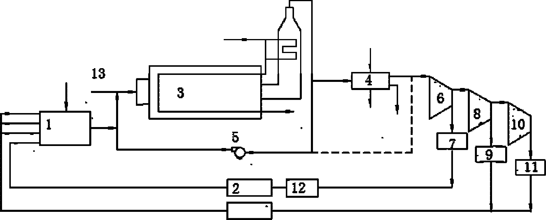 Oxygen-enriched combustion poly-generation process and equipment for steam injection boiler in oil field