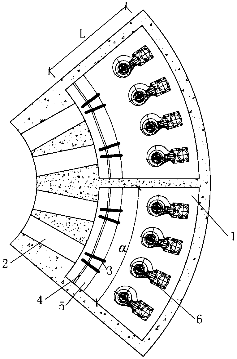 Method for ensuring uniform water inflow of water collecting basin in fan-shaped municipal sewage lifting pumping station