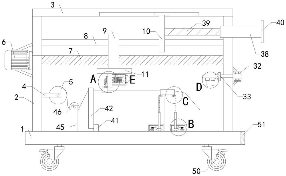 Power line machining device and method