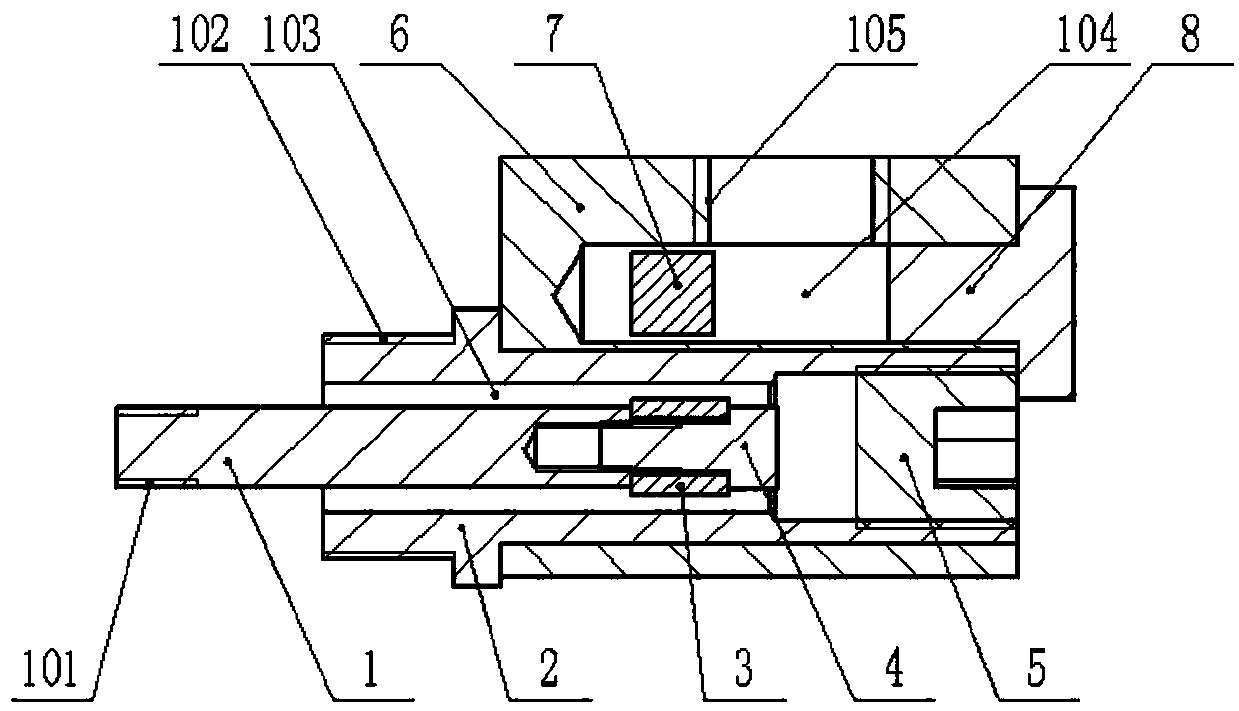 A non-contact reciprocating motion counter