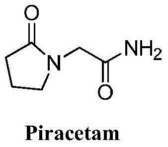 Novel synthesis method of nootropic piracetam