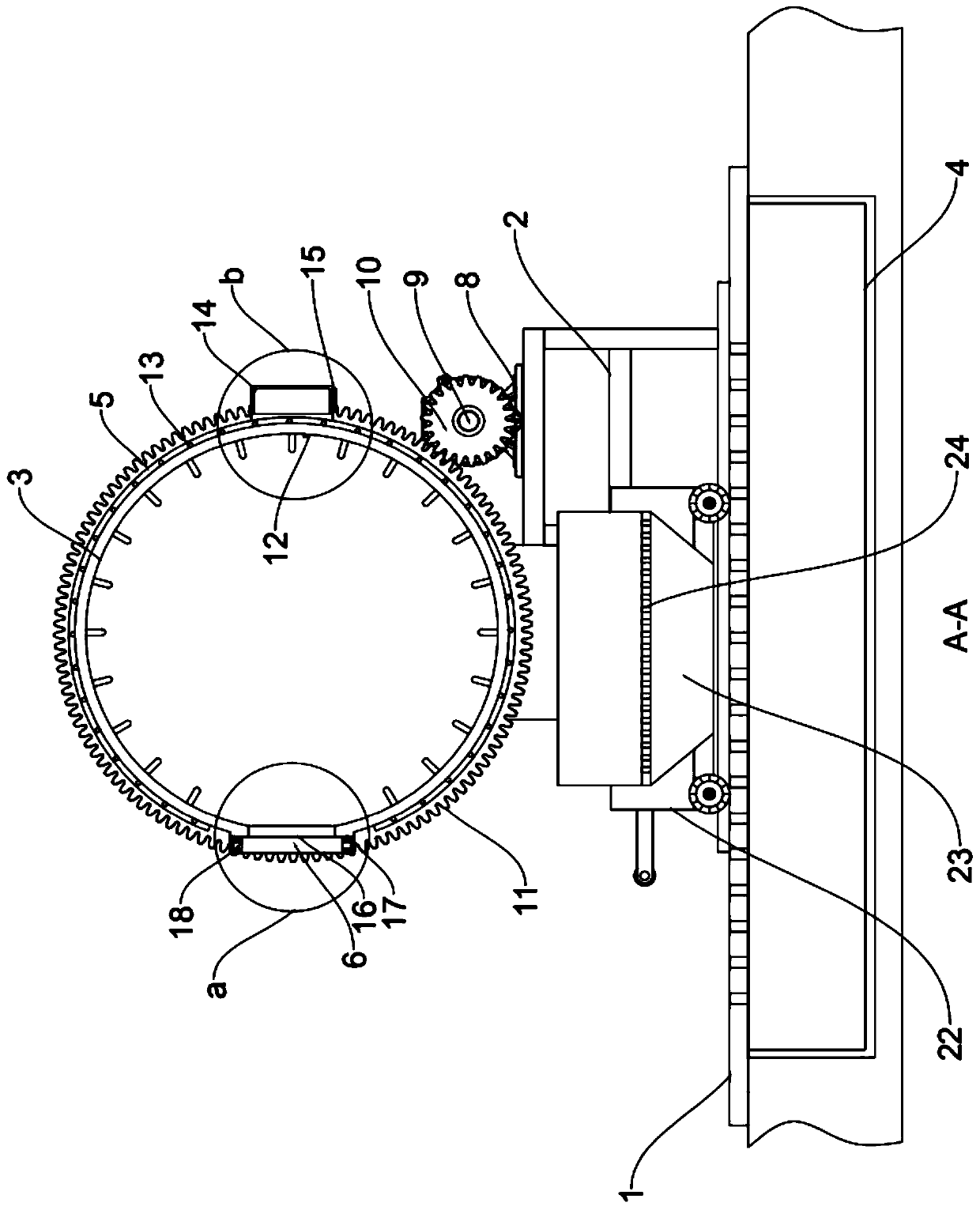 Environment-friendly tanning method and device of leather