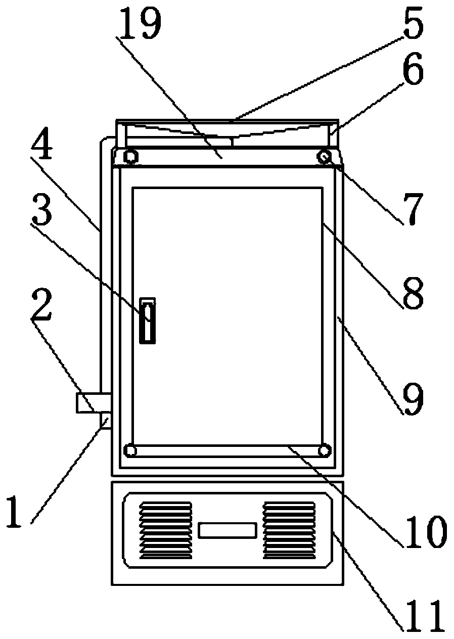 Intelligent fiber jumping-free cable transfer box