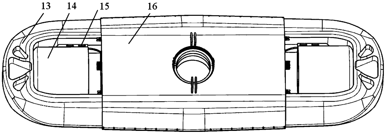 High-speed geotechnical centrifugal machine structure