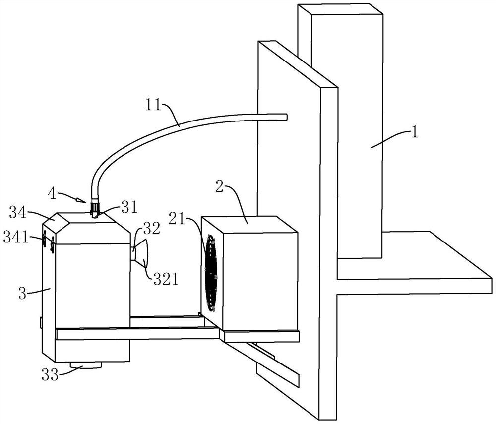 System without discharging condensed water of split air conditioner