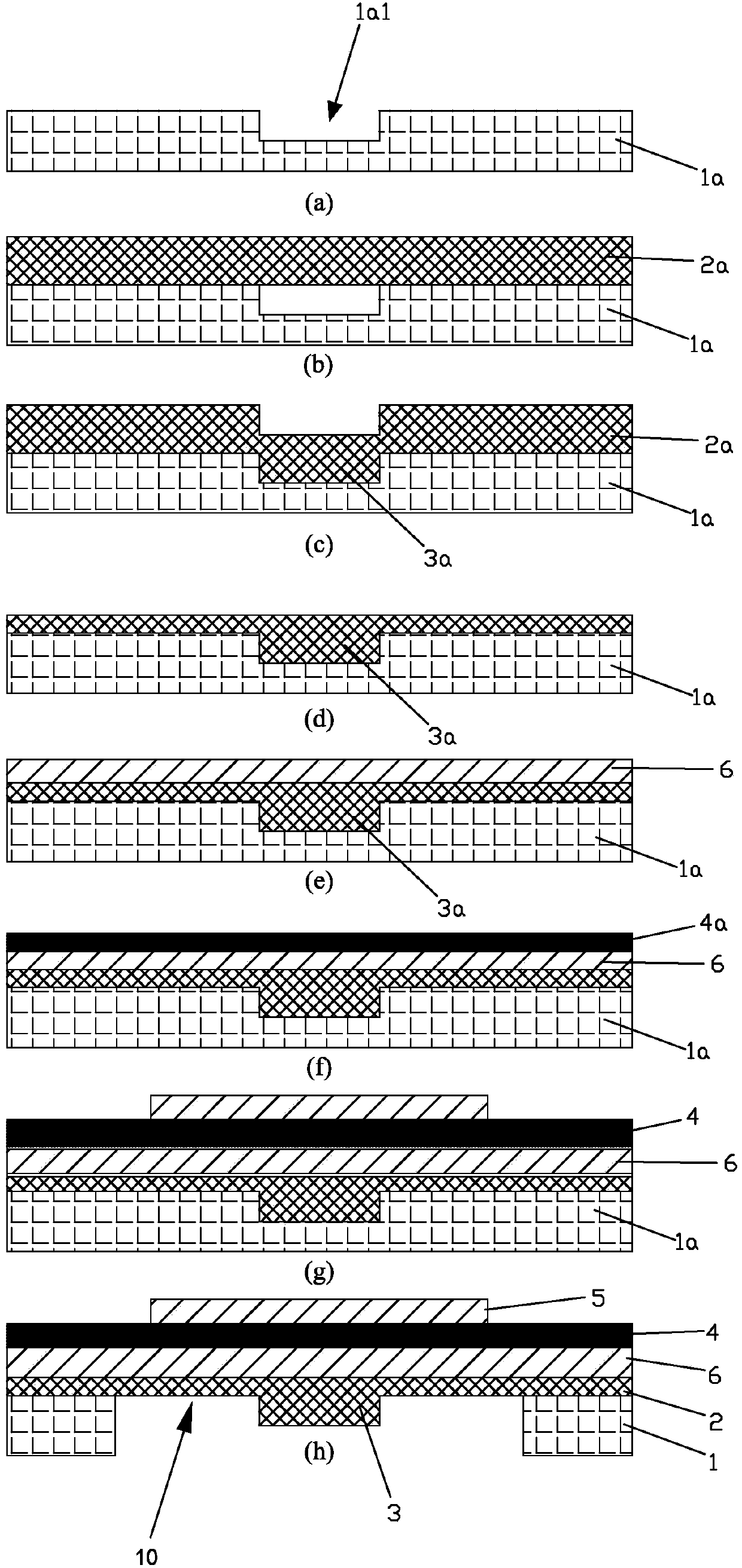 Piezoelectric ultrasonic transducer and preparation method thereof