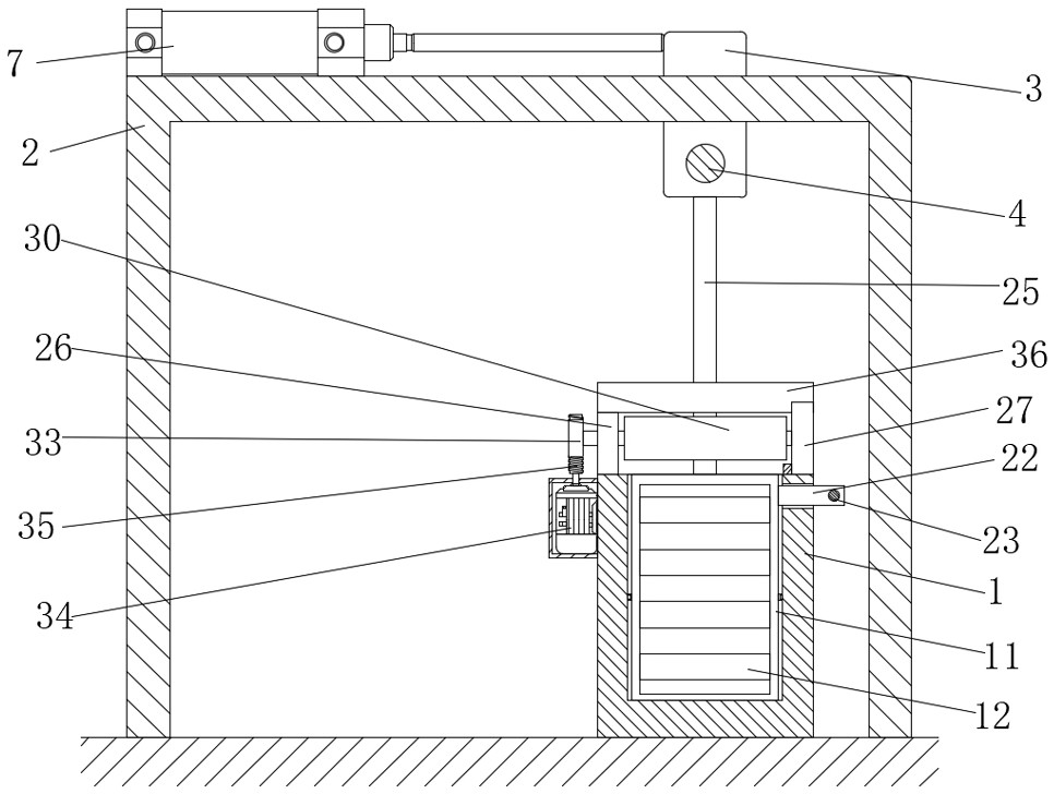 Q420 zinc plating degreasing and iron removing device and using method thereof