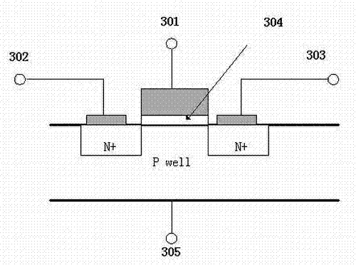 NOR memory cell based on resistance-changeable gate dielectric, its array and its operation method