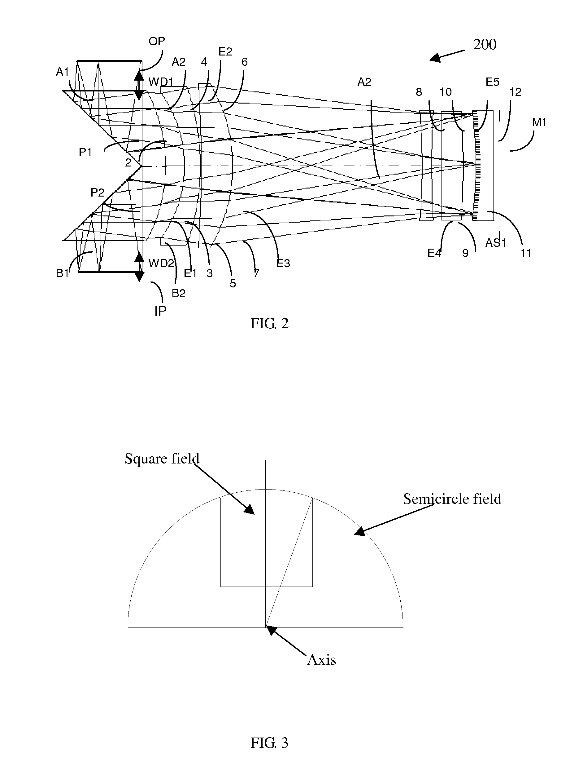 Large-field unit-magnification projection optical system