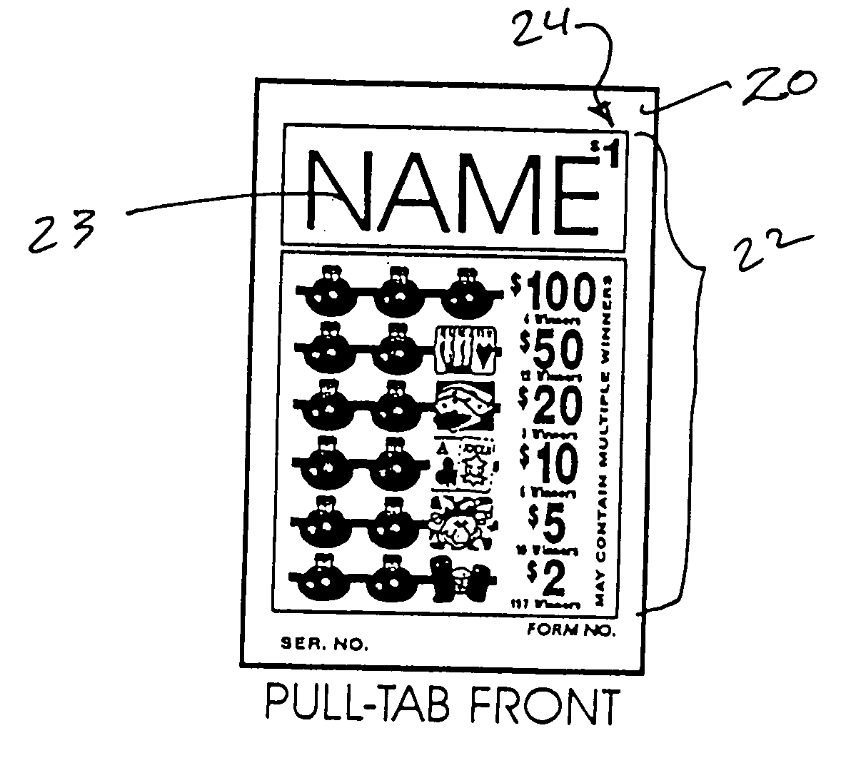 Tickets with removable purchased value parts, chance game parts, and variable advertising within a set of tickets, redeemable toward goods or services offered by multiple merchants