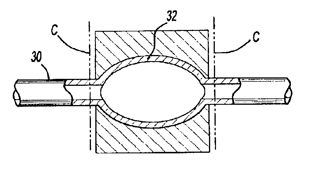 Method of locally heating a part to reduce strength and increase ductility for subsequent manufacturing operation