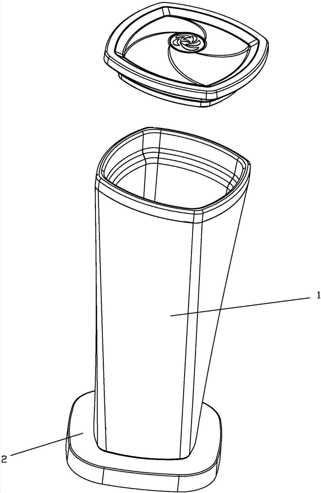 Intelligent water cup and method for automatically measuring volume of drinking water