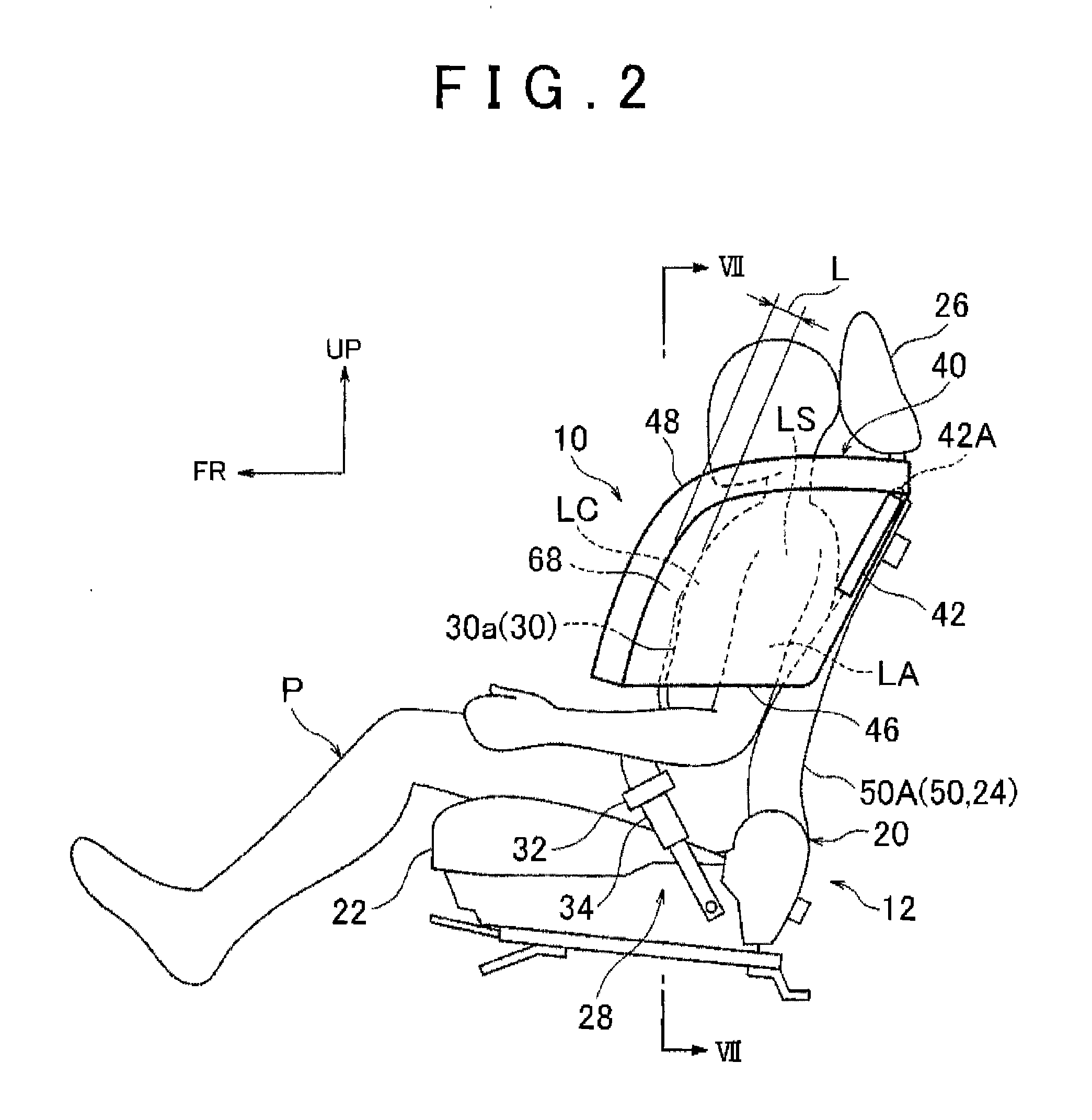 Seat-mounted airbag apparatus and vehicle seat